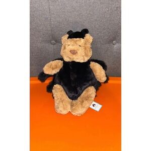 Jellycat Bartholomew Bear Spider Halloween Plush Tan Brown Black BARM2SP NWT